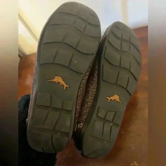 Tommy Bahama Shoes Orson Woven Venetians Brown Loafers Leather Casual Men's 10.5 - Picture 3 of 6